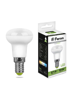 Лампа светодиодная Feron E14 5W 4000K Груша Матовая LB-439 25517