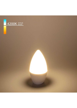 Лампа светодиодная Elektrostandard E14 6W 4200K матовая a049161