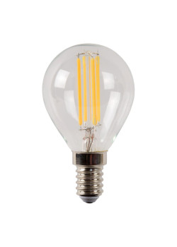Лампа светодиодная диммируемая Lucide E14 4W 2700K прозрачная 49022/04/60