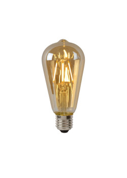 Лампа светодиодная Lucide E27 5W 2700K янтарная 49068/05/62