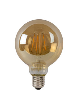 Лампа светодиодная Lucide E27 5W 2700K янтарная 49069/05/62