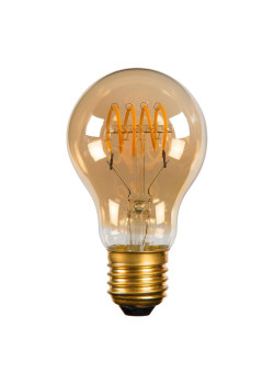Лампа светодиодная диммируемая Lucide E27 5W 2200K янтарная 49042/05/62