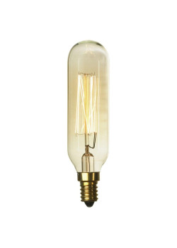 Лампа накаливания Е14 40W 3000K янтарная GF-E-435