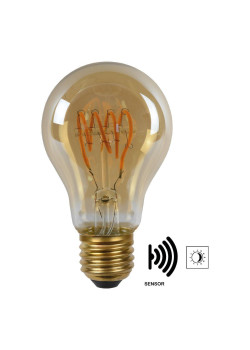 Лампа светодиодная Lucide E27 4W 2200K янтарная 49042/04/62