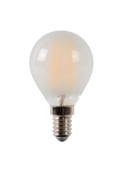 Лампа светодиодная диммируемая Lucide E14 4W 2700K матовая 49022/04/67