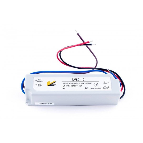 Блок питания SWG 12V 50W IP67 4A LV-50-12 000101