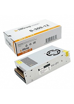 Блок питания SWG 12V 300W IP20 25A S-300-12 000117