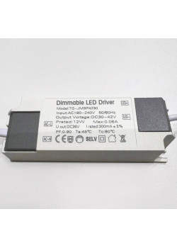 Драйвер Italline 30-42V 12W IP20 0,06A IT06-6017 DR dim