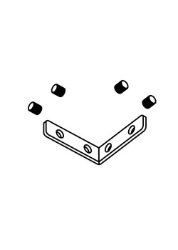 Коннектор (соединитель) угловой Favourite Logica 1014-CU-001