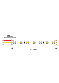 Лента светодиодная 5M SMD2835 19.8W/m 2700-6500K IP65 Favourite 2001-62065