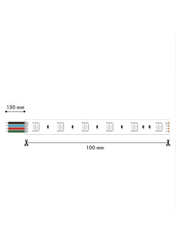 Лента светодиодная 5M SMD2835RGB 27W/m RGB+W+W IP20 Favourite 2001-82720