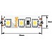 Светодиодная лента SWG 9,6W/m 120LED/m 3528SMD нейтральный белый 5M 006316