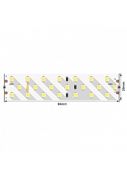 Светодиодная лента SWG 24W/m 252LED/m 2835SMD нейтральный белый 5M 005077