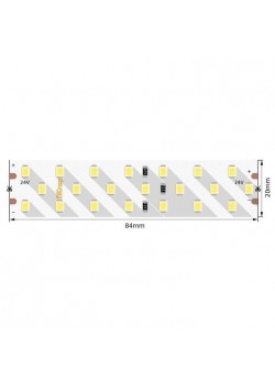 Светодиодная лента SWG 24W/m 252LED/m 2835SMD теплый белый 5M 005600
