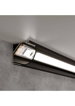 Профиль угловой алюминиевый с рассеивателем Elektrostandard LL-2-ALP008 a053626