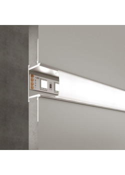 Профиль встраиваемый алюминиевый с рассеивателем Elektrostandard LL-2-ALP013 a053633