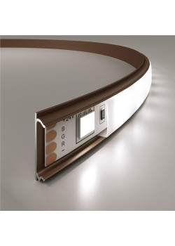 Профиль гибкий алюминиевый с рассеивателем Elektrostandard LL-2-ALP012 a053632