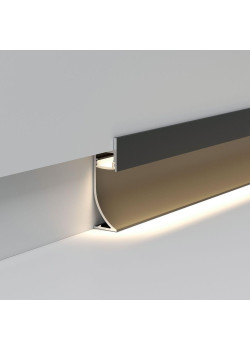 Профиль алюминиевый с рассеивателем для плинтуса Elektrostandard LL-2-ALP021 a066619