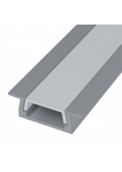 Профиль встраиваемый алюминиевый с рассеивателем ST-Luce ST017.129.02