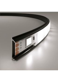 Профиль гибкий алюминиевый с рассеивателем Elektrostandard LL-2-ALP012 a053630