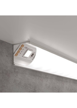 Профиль угловой алюминиевый с рассеивателем Elektrostandard LL-2-ALP008 a053628