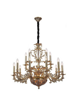 Подвесная люстра Lucia Tucci Firenze 1780.15.3 Antique Gold