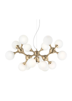 Подвесная люстра Ideal Lux Nodi SP15 Ottone Satinato 241012