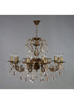 Подвесная люстра Ambiente Alicante 8888/10 PB Leaf Crystal