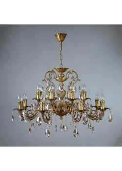 Подвесная люстра Ambiente Alicante 8888/8+8 AB Tear drop