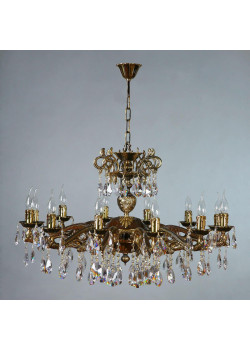 Подвесная люстра Ambiente Leon 2128/12 PB Tear Drop