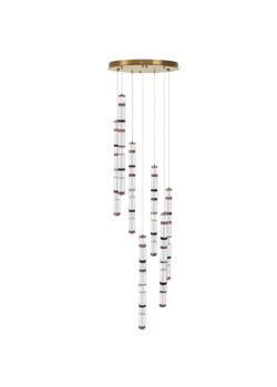 Каскадная люстра Odeon Light Collier L-Vision 5455/210L