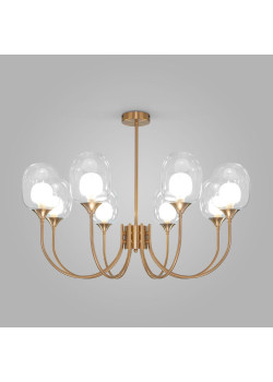 Подвесная люстра Eurosvet Spritz 70217/8 латунь