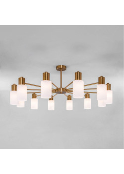 Потолочная люстра Eurosvet Vegga 70160/12 латунь Smart