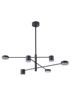 Люстра на штанге Arte Lamp STANLEY A2476PL-40BK
