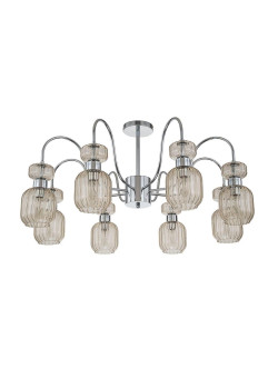 Потолочная люстра Escada Gloss 1141/8PL Chrome/Beige