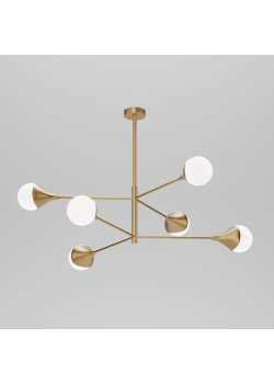 Подвесная люстра Eurosvet Calyx 60168/6 латунь