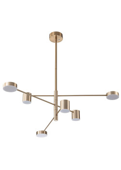 Люстра на штанге Arte Lamp STANLEY A2476PL-40PB