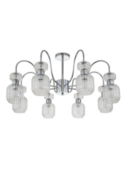 Потолочная люстра Escada Gloss 1141/8PL Chrome/Clear