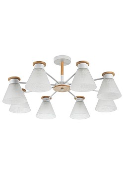 Потолочная люстра Arte Lamp Tyler A1031PL-8WH