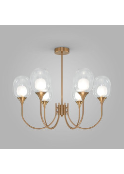 Подвесная люстра Eurosvet Spritz 70217/6 латунь