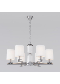 Подвесная люстра Eurosvet Caprera 60146/6 никель