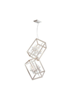 Подвесная люстра Lucia Tucci Inessa 3850.8 Silver