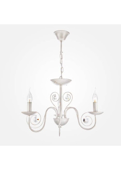 Подвесная люстра Eurosvet 60018/3 белый с золотом