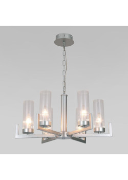Подвесная люстра Eurosvet Arganie 60133/6 серебро