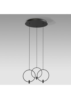 Подвесная светодиодная люстра Eurosvet Layla 50257/3 Led черный