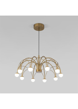 Подвесная светодиодная люстра Eurosvet Ragno 90030/10 LED золото