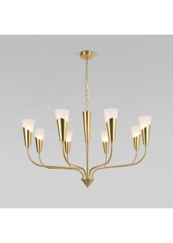 Подвесная люстра Eurosvet Rhyton 60167/8 латунь