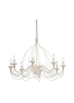 Подвесная люстра Ideal Lux Corte SP8 Bianco Antico 005898
