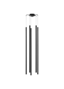 L5T747437 Люстра TUBO LED 25W 1500LM 25G ЧЕРНЫЙ 3000K