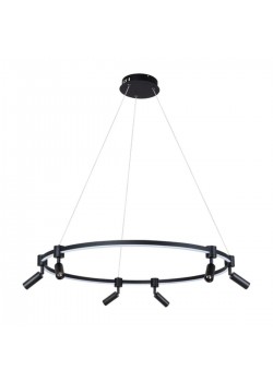 Подвесная светодиодная люстра Arte Lamp Ring A2186SP-1BK